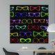 Seamless Solar Glasses Vector Wall Decal