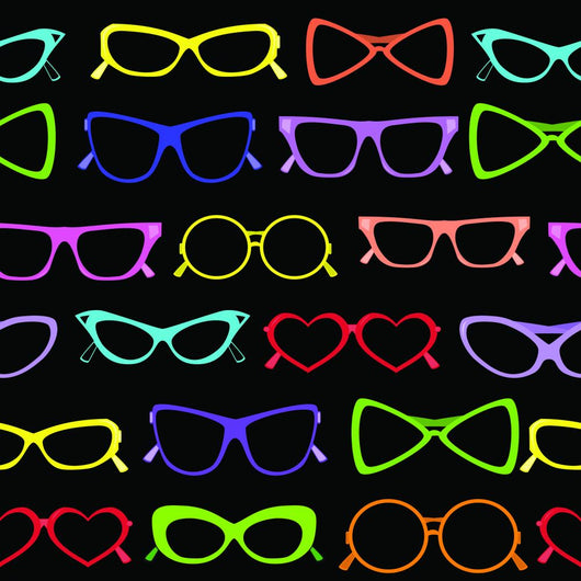 Seamless Solar Glasses Vector Wall Decal