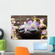 Bowl Orchid with Spa Wall Decal