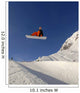 Jump Halfpipe Snowboard Wall Decal