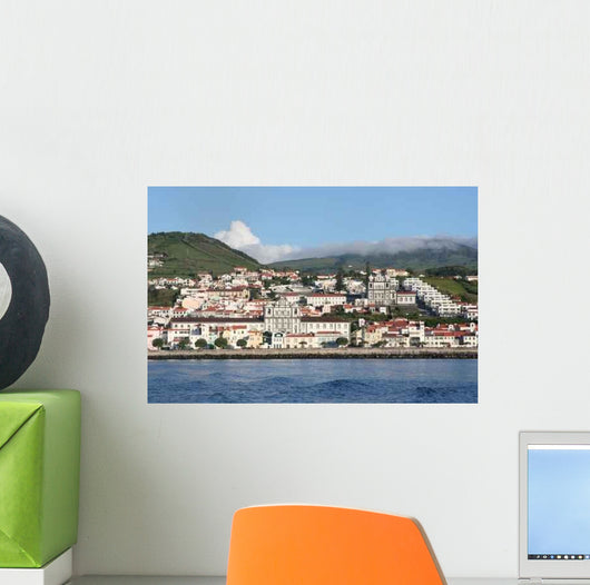 Inselhauptstadt Horta Insel Faial Wall Decal