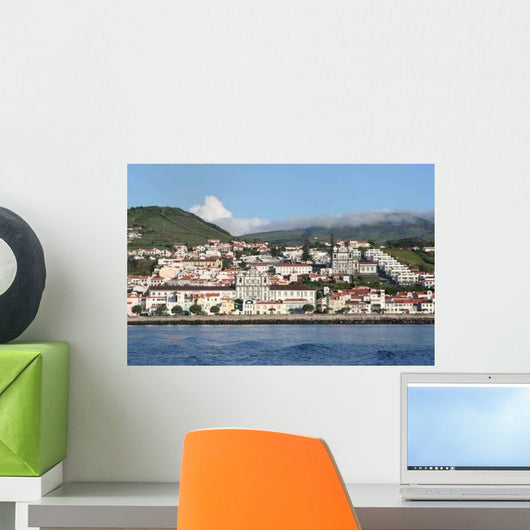Inselhauptstadt Horta Insel Faial Wall Decal