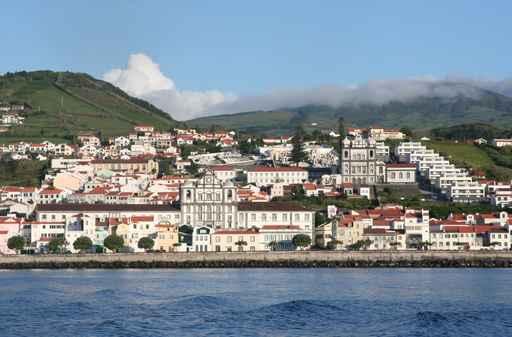 Inselhauptstadt Horta Insel Faial Wall Decal