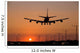 Sunset Jet Landing Wall Decal Design 2