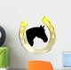 Horse Gold Wall Decal