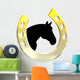 Horse Gold Wall Decal