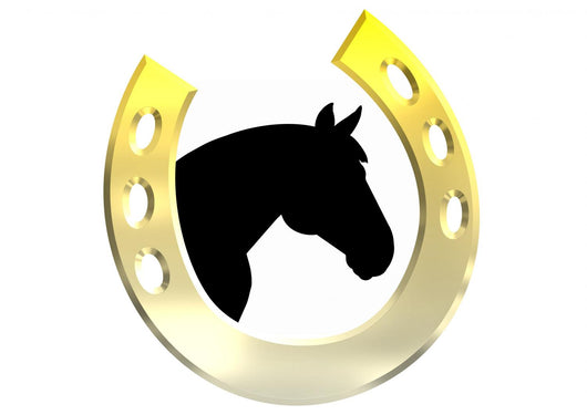 Horse Gold Wall Decal