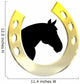 Horse Gold Wall Decal