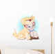 Doggy and Puppy Bff Wall Decal