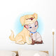 Doggy and Puppy Bff Wall Decal