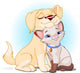 Doggy and Puppy Bff Wall Decal