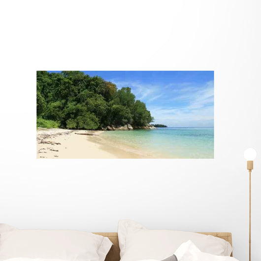 Borneo Beach Wall Decal