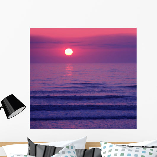 Beautiful Pink Sunset or Wall Decal