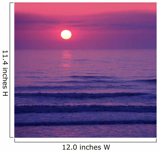 Beautiful Pink Sunset or Wall Decal