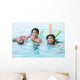 Kids Swimming Wall Decal