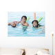 Kids Swimming Wall Decal