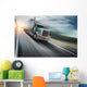 American Truck Speeding Freeway Wall Decal