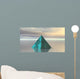 Pyramid Green Wall Decal