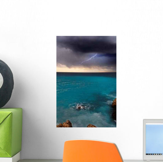 Storm Sea Wall Decal