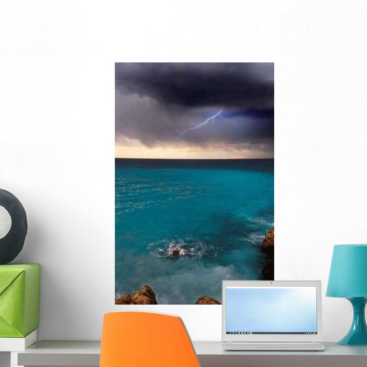 Storm Sea Wall Decal