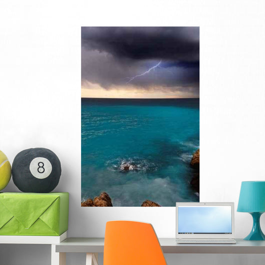 Storm Sea Wall Decal