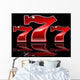Lucky Sevens Slot Machine Wall Decal