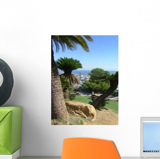 Panorama Park Montjuic Wall Decal
