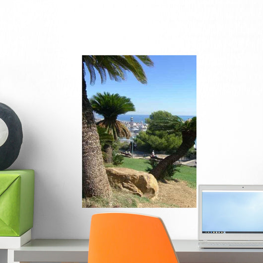 Panorama Park Montjuic Wall Decal