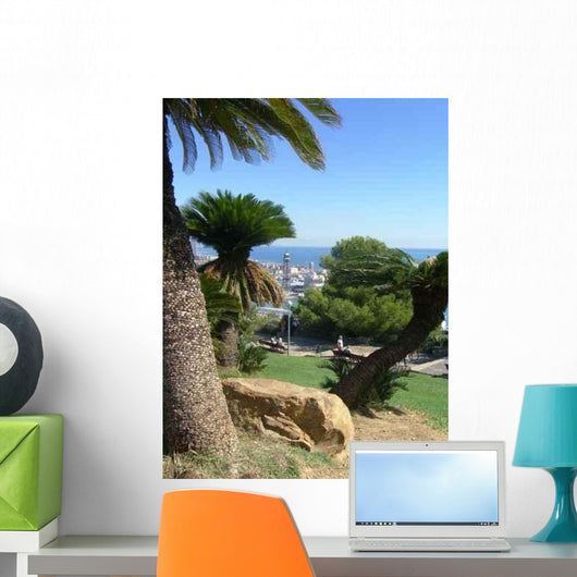 Panorama Park Montjuic Wall Decal