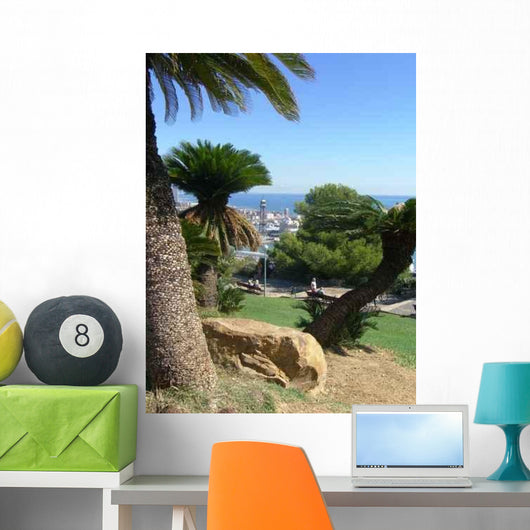 Panorama Park Montjuic Wall Decal