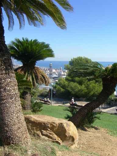 Panorama Park Montjuic Wall Decal