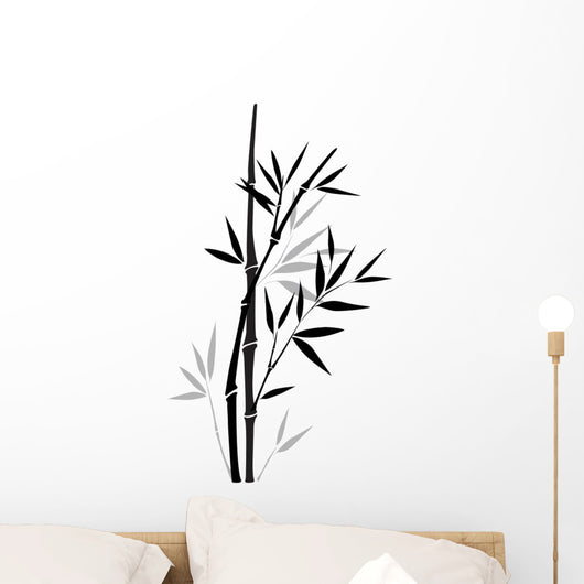 Sumi-e Bamboo Wall Decal