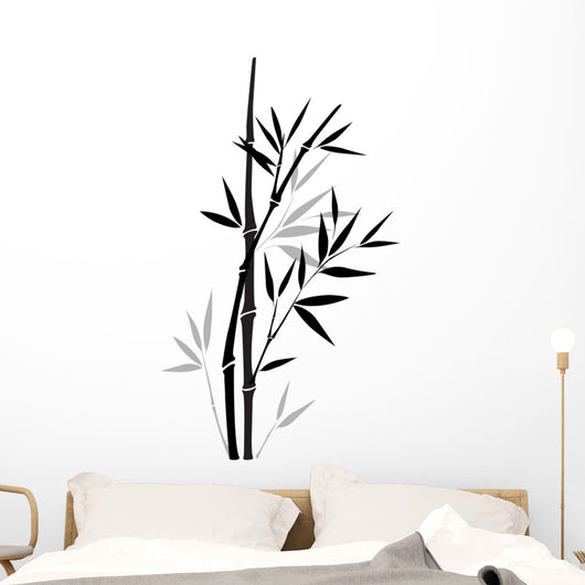 Sumi-e Bamboo Wall Decal