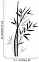 Sumi-e Bamboo Wall Decal
