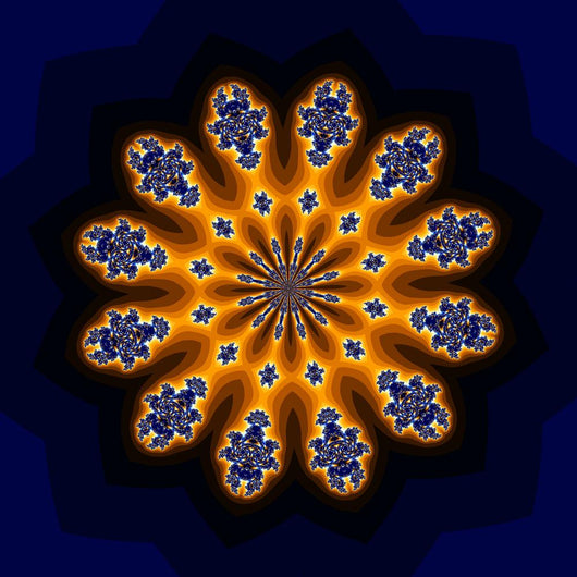 Fractal China Wall Decal