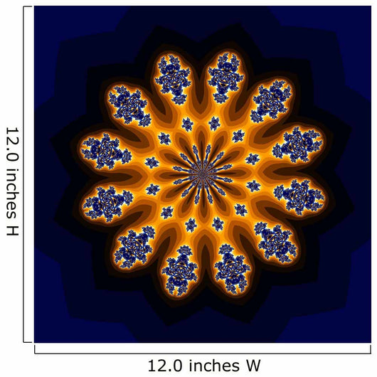 Fractal China Wall Decal