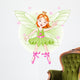 Cute Green Fairy Ballerina Wall Decal