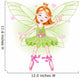 Cute Green Fairy Ballerina Wall Decal