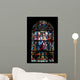 Ornate Stained Glass Window Wall Decal