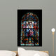 Ornate Stained Glass Window Wall Decal