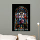 Ornate Stained Glass Window Wall Decal