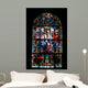 Ornate Stained Glass Window Wall Decal