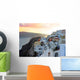 Santorini Sunset Wall Decal