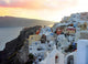 Santorini Sunset Wall Decal