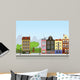 European City Center Metropolitan Wall Decal