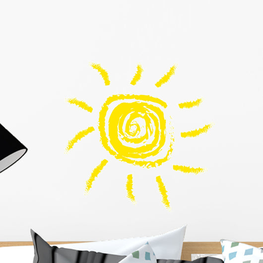 Sun Wall Decal Design 2