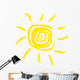 Sun Wall Decal Design 2