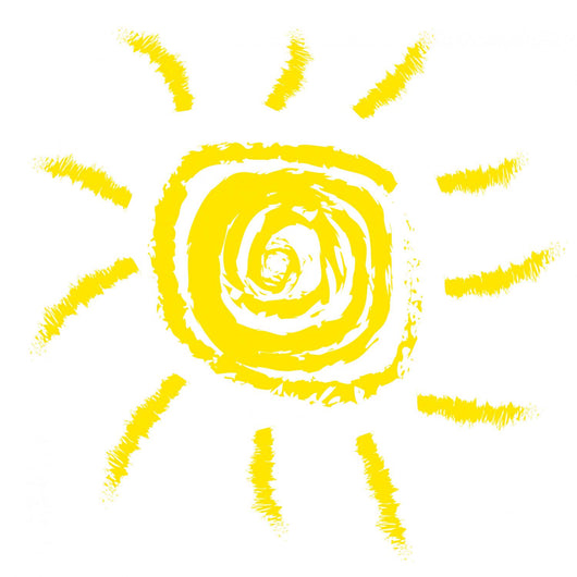 Sun Wall Decal Design 2