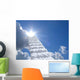 Stairs Sky Clouds Concept Wall Decal Design 2