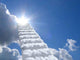 Stairs Sky Clouds Concept Wall Decal Design 2